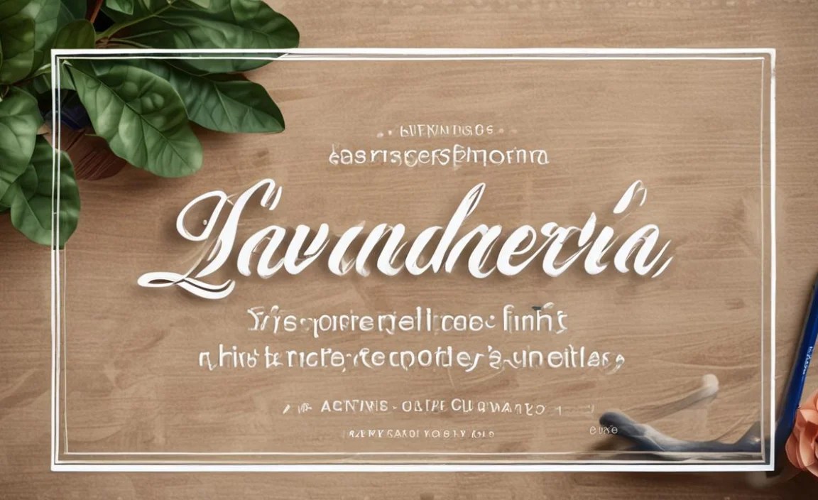 Where Lavanderia Is In Use