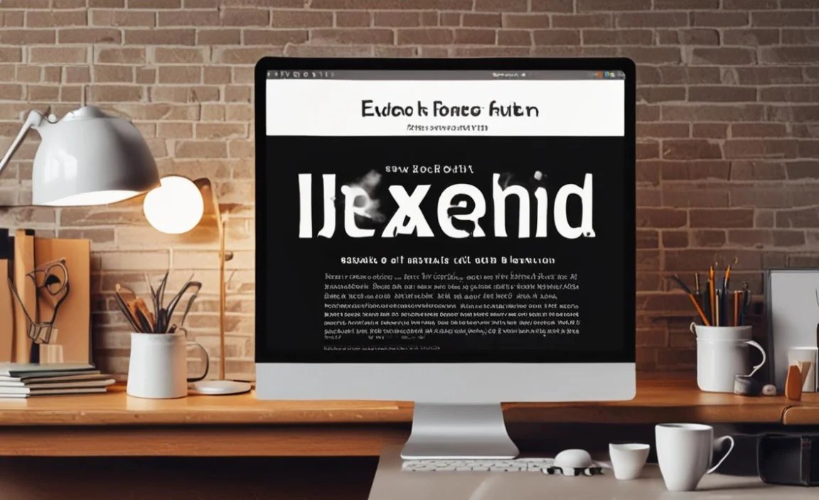 Where &ldquo;Lexend Font&rdquo; Is In Use
