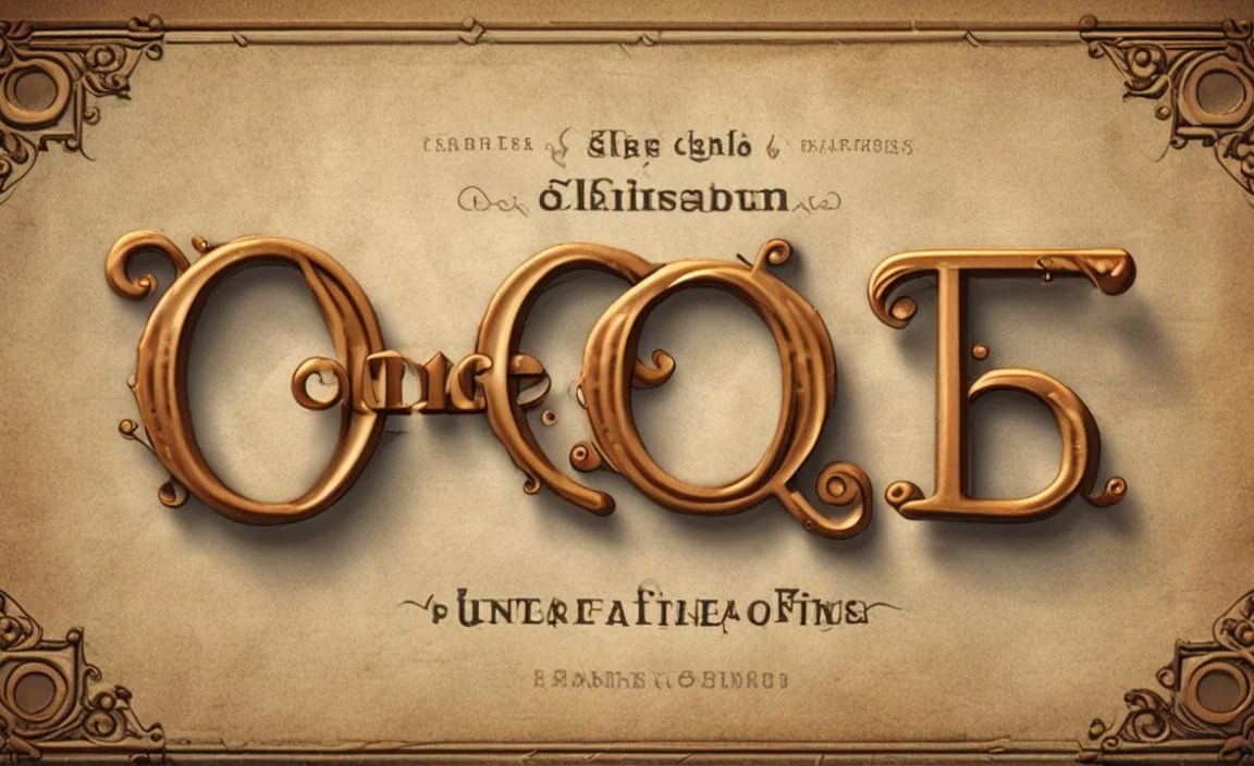 Where Once Upon A Time Font Is In Use