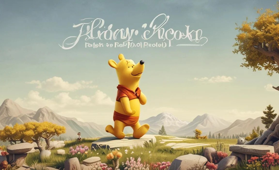 Where Pooh Font Is In Use