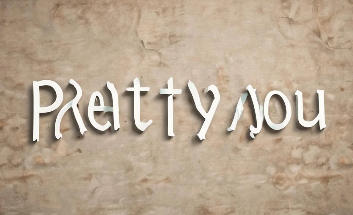 Where Pretty You Font Is In Use