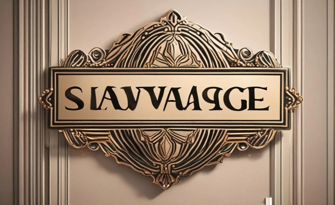 Where Sauvage Font Is In Use