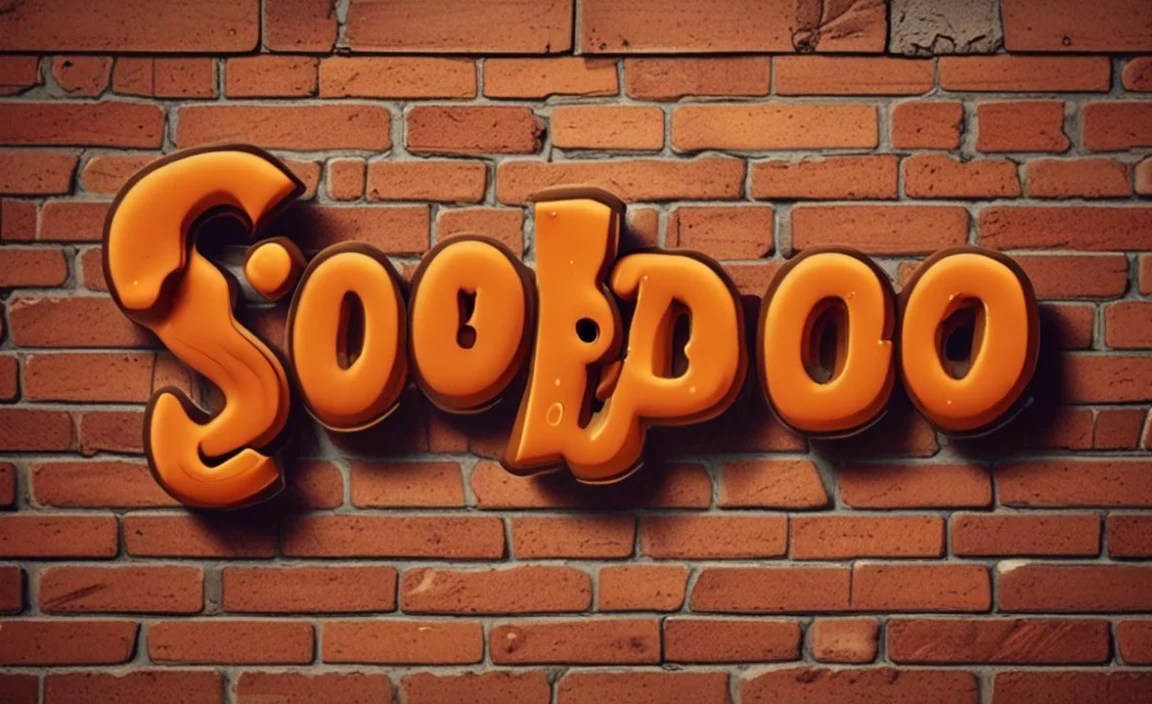 Where Scooby Doo Font Is In Use