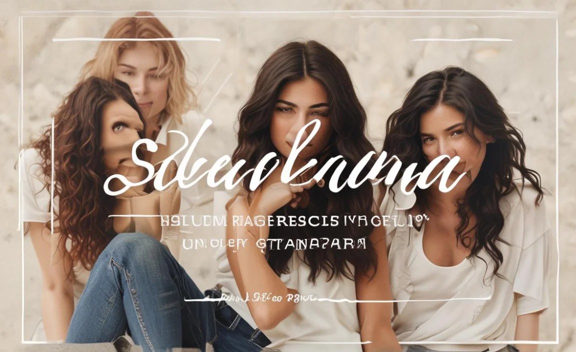 Where Selena Font Is In Use