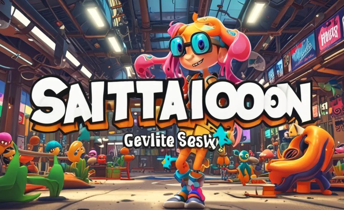 Where Splatoon Font Is In Use