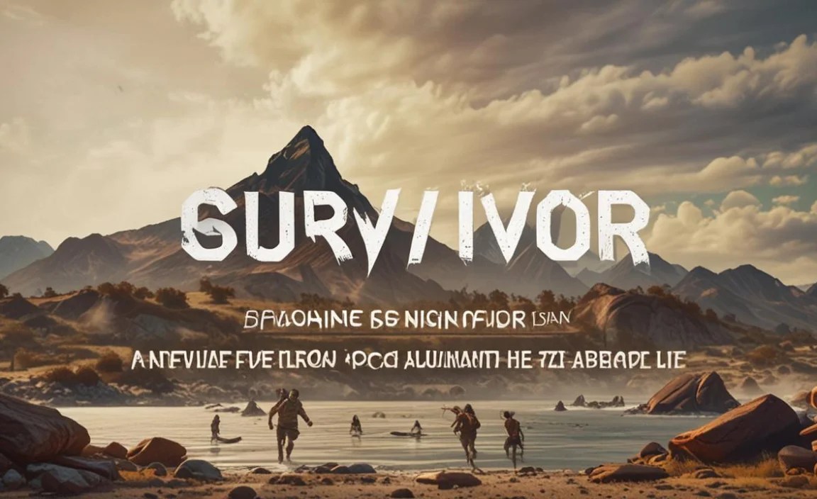 Where Survivor Font Is In Use