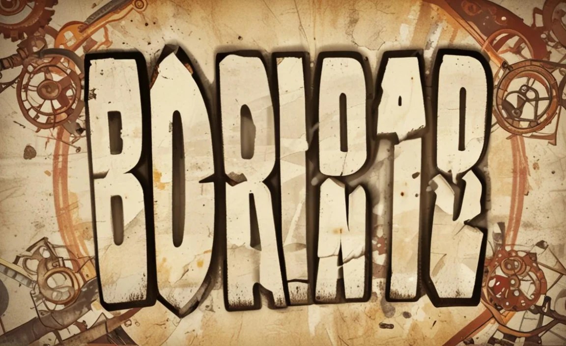 Where The Borderlands Font Is In Use