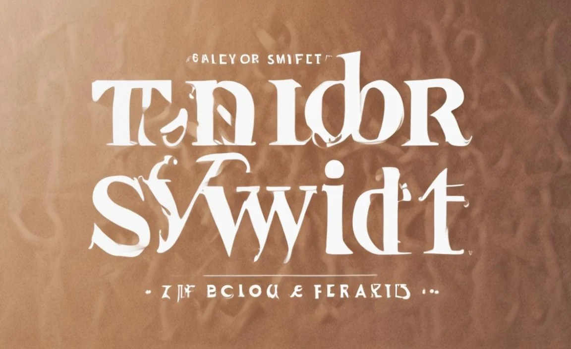 Where To Get Taylor Swift Fonts