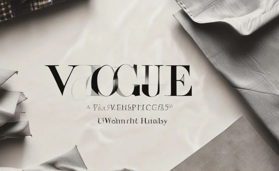Where Vogue Font Is In Use