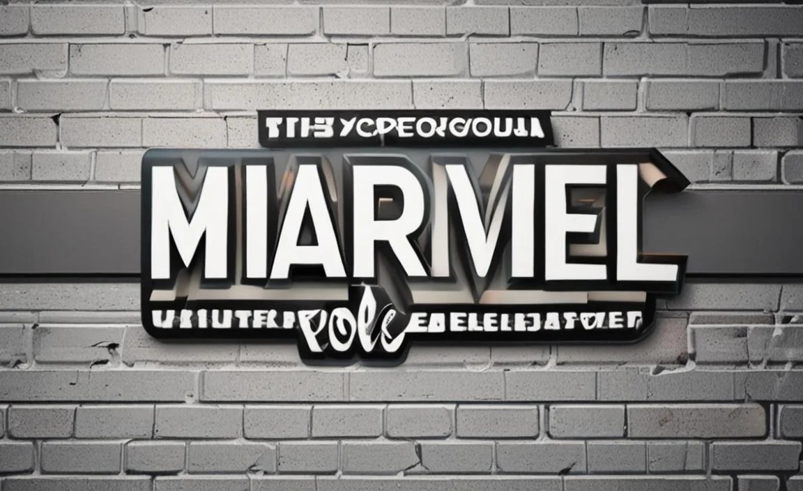Where You Can Use Marvel Fonts