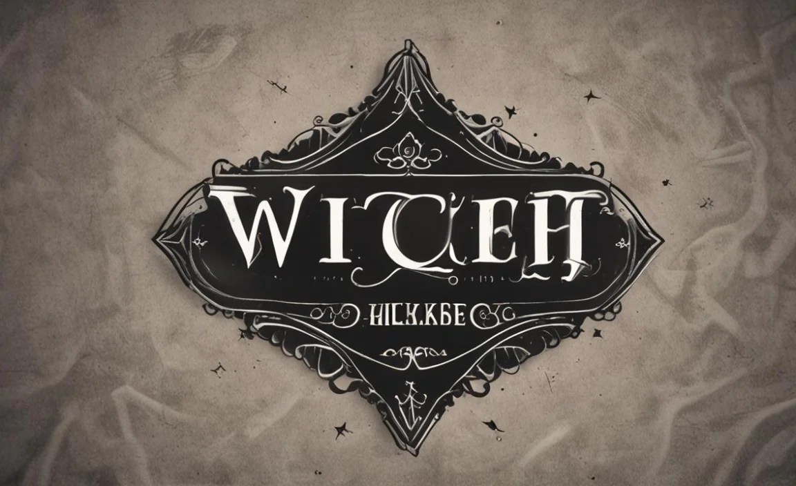 Witchy Font Information