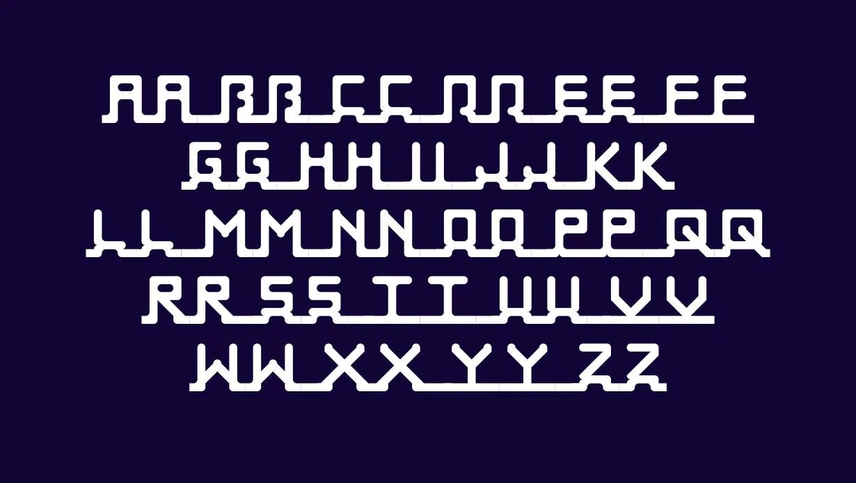 Neon Tubes Light Font Free Download