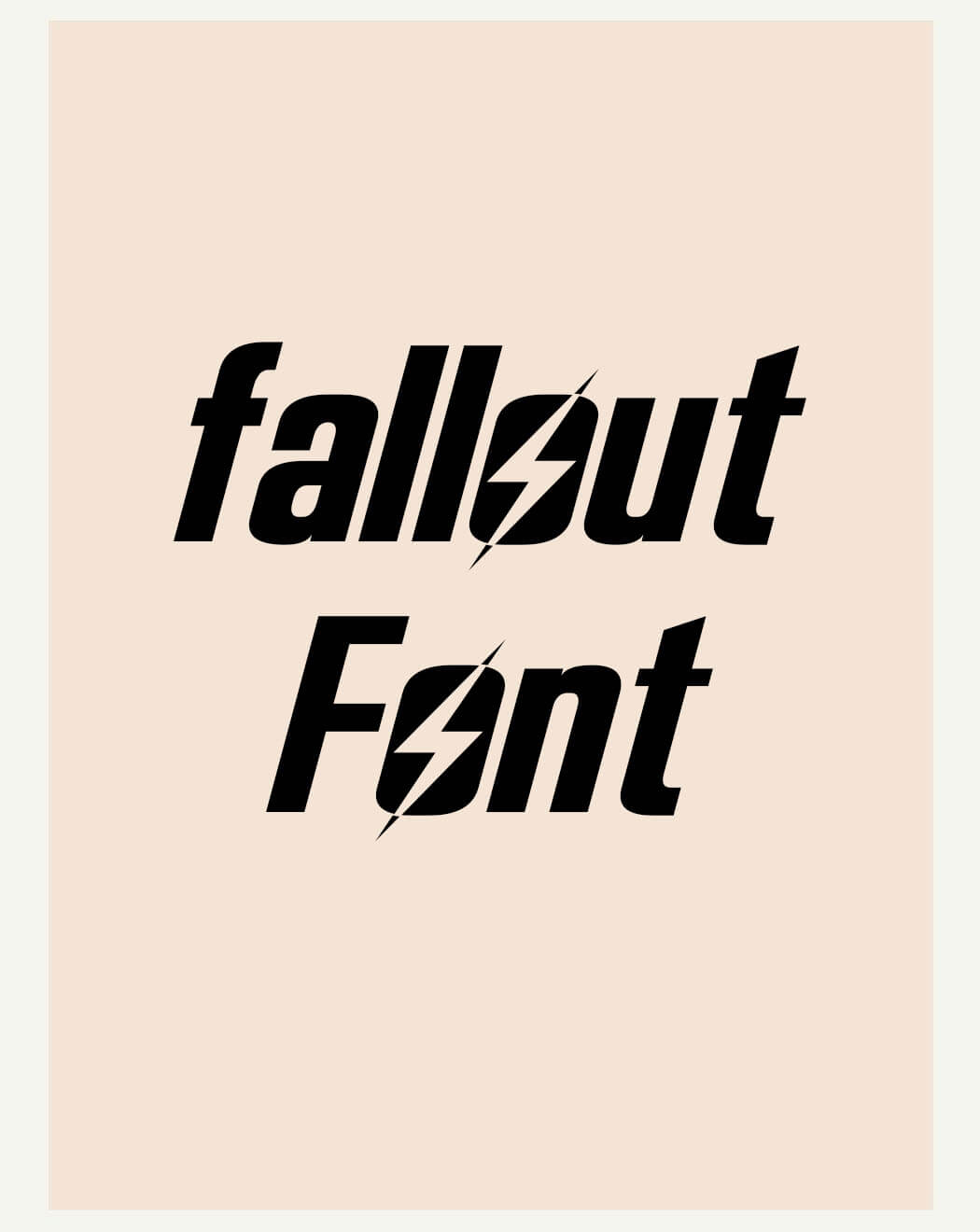 Fallout Font Free Download