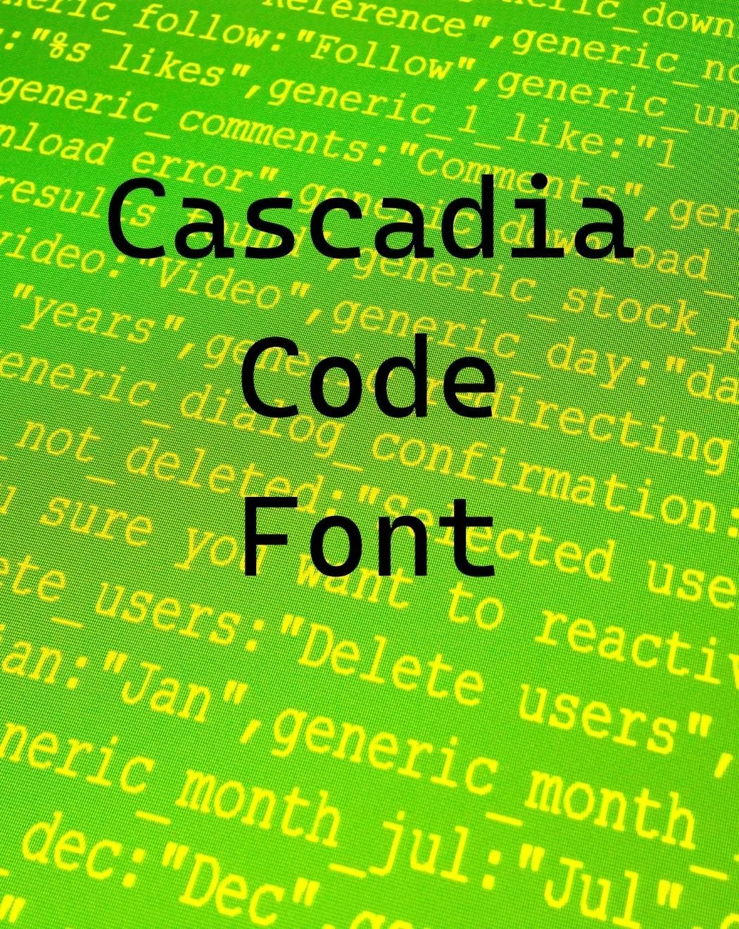 Cascadia Code Font Free Download