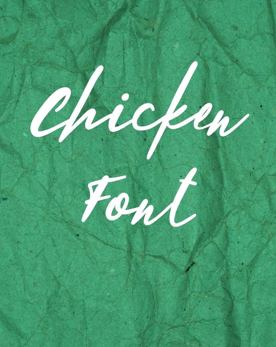 Chicken Font Free Download