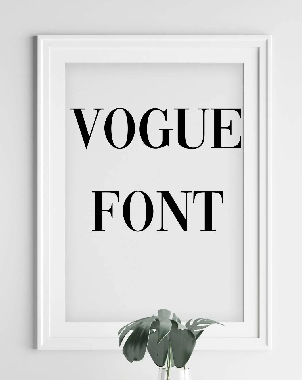Vogue Font Free Download