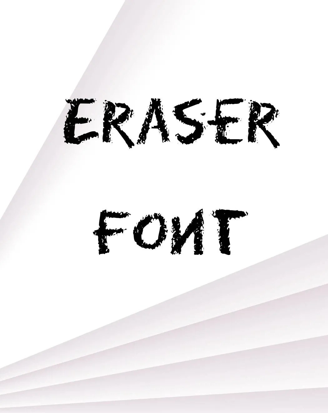 Eraser Font Free Download