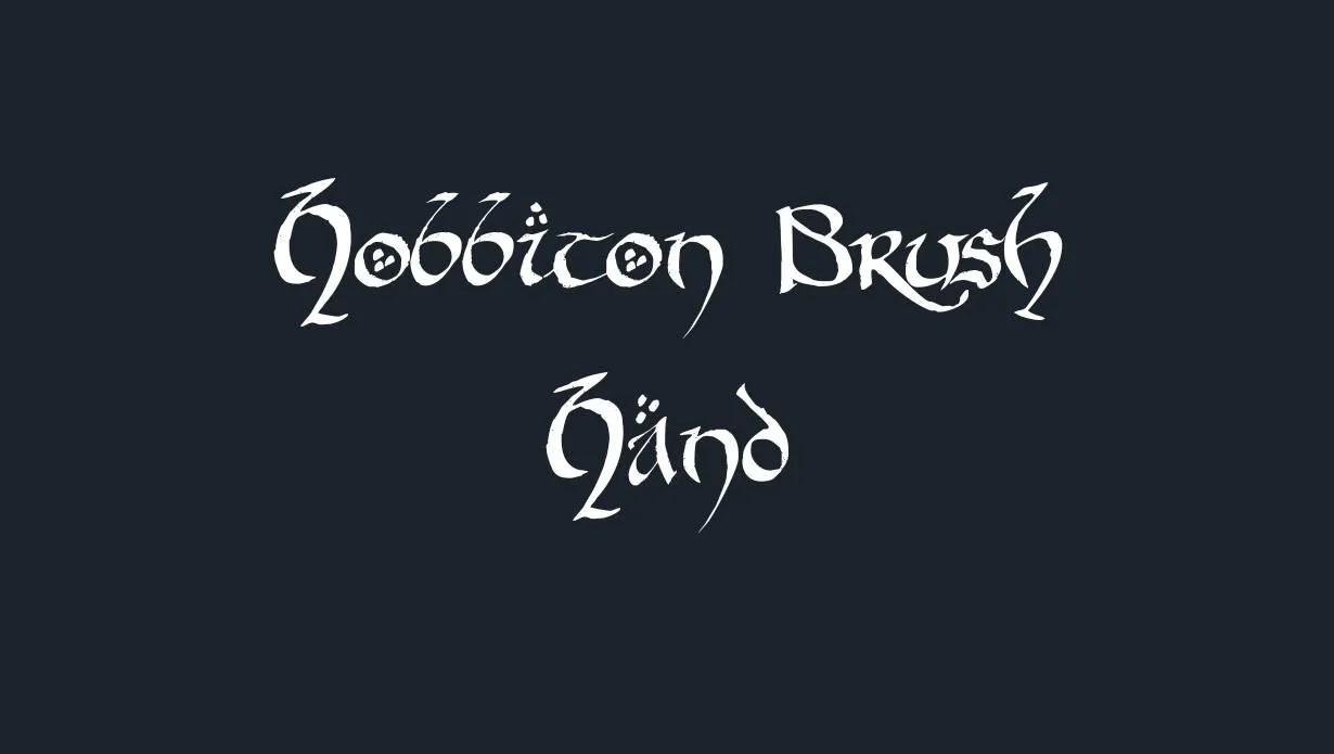 Hobbiton Brush Hand Font Free Download
