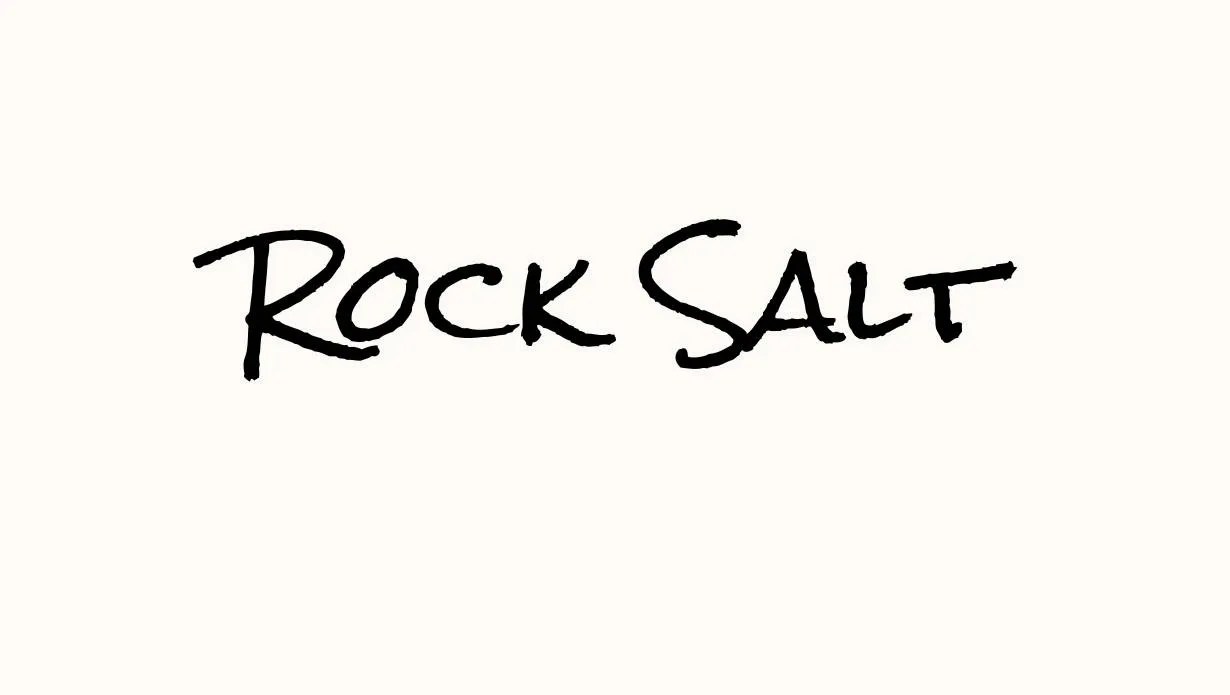 Rock Salt Font Free Download