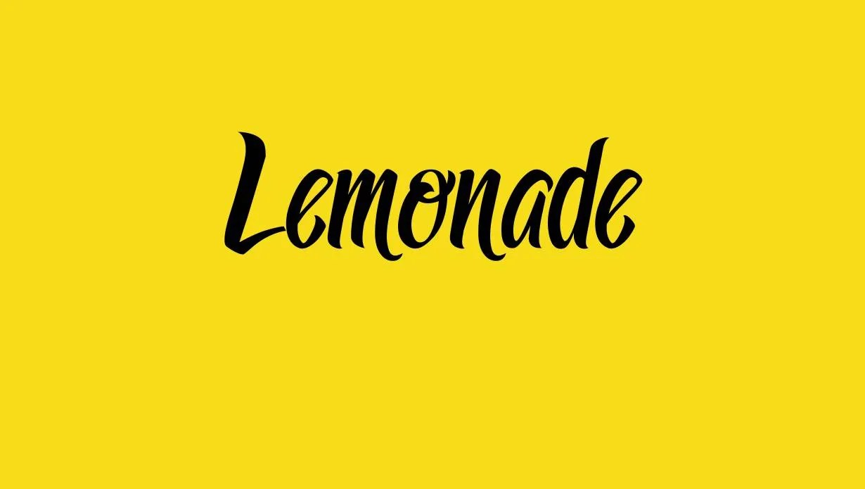 Lemonade Font Free Download