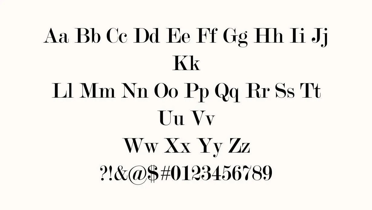 Modern No Font Free Download