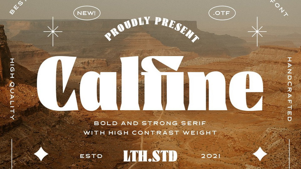 Calfine Font › Fontesk