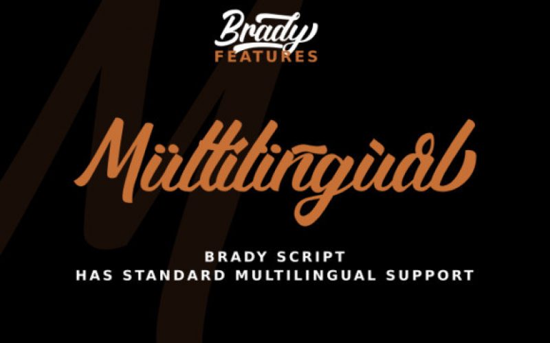 Brady Script Font