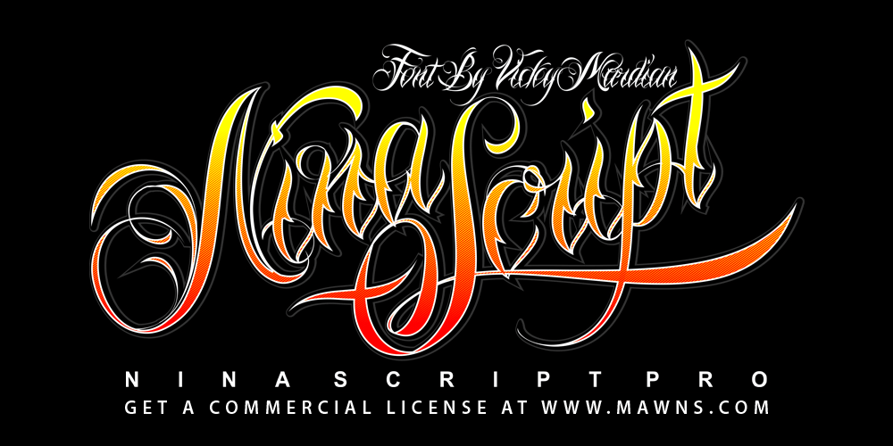Nina Script FontM