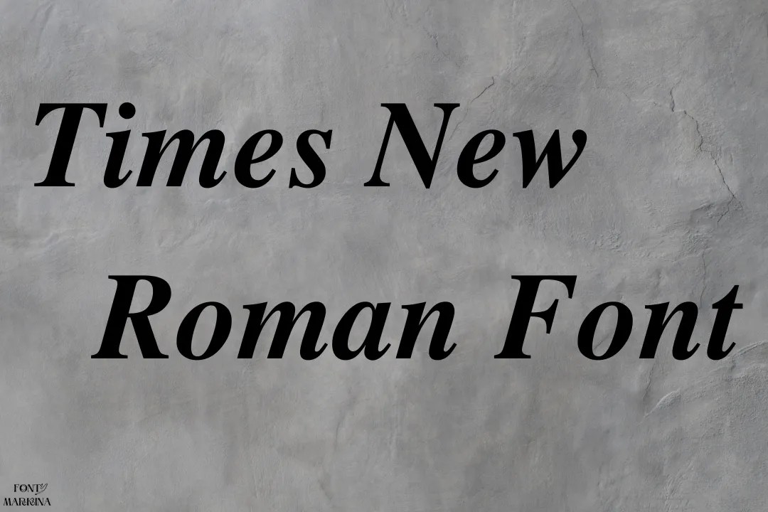 Times New Roman Font Free Download