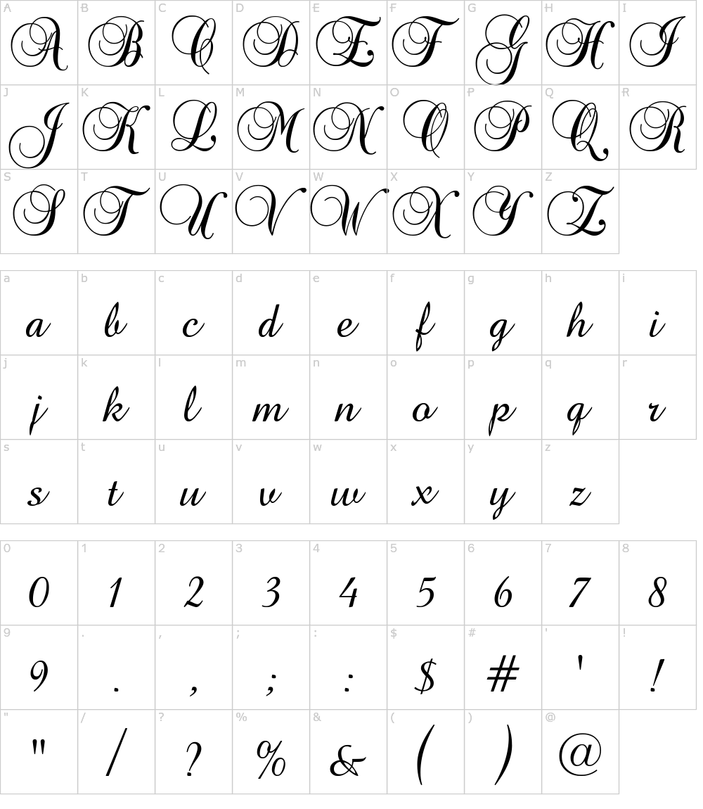 Baroque Script Font Download