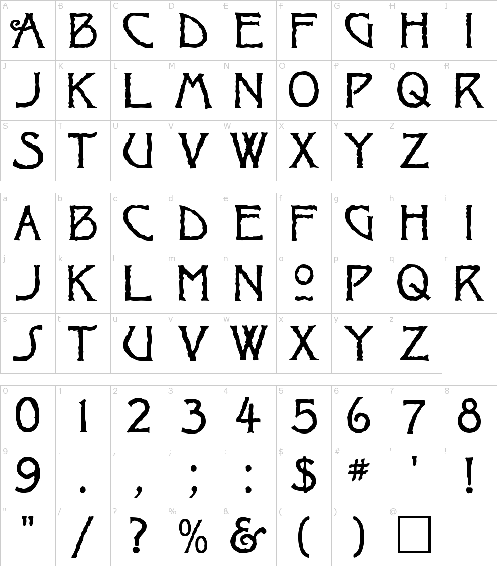 Jagged Regular Font Download