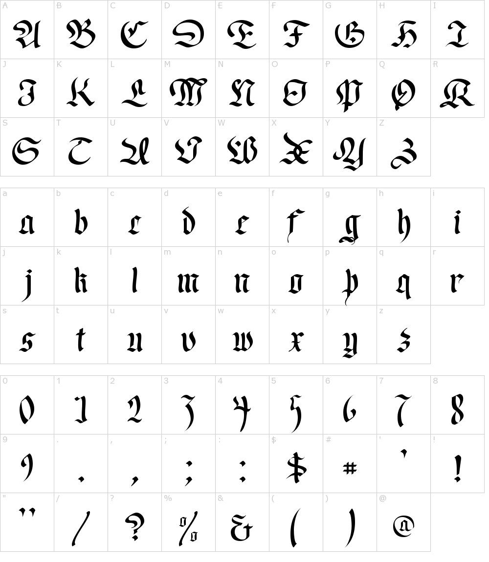 Regentフォント ダウンロード