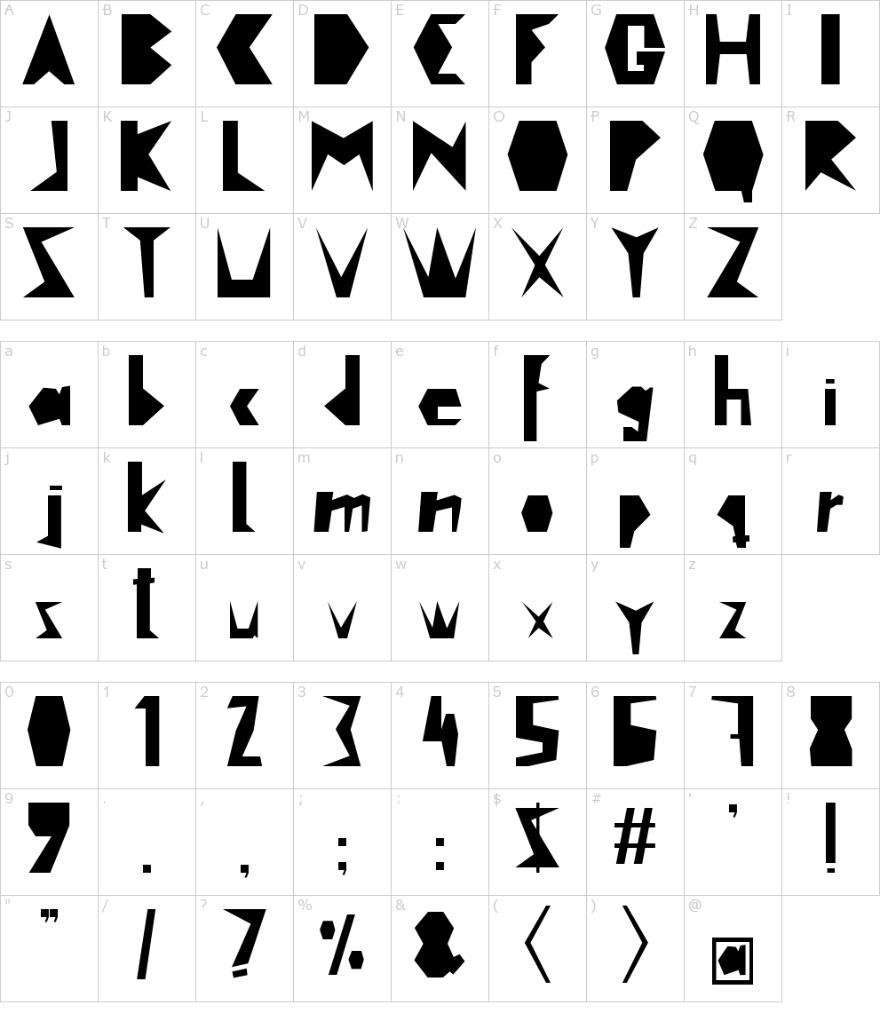 Cutout Font Download