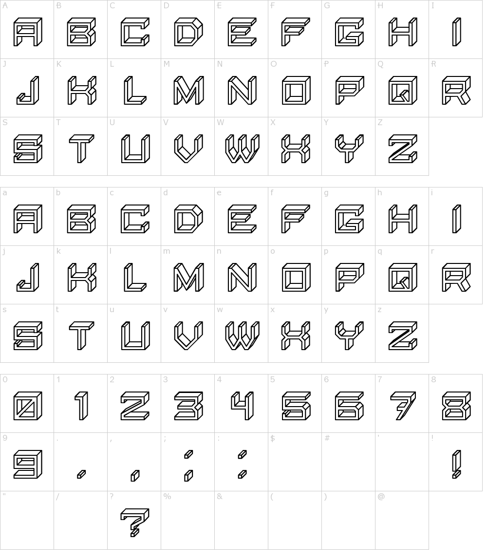 Blocky Letters Font Download
