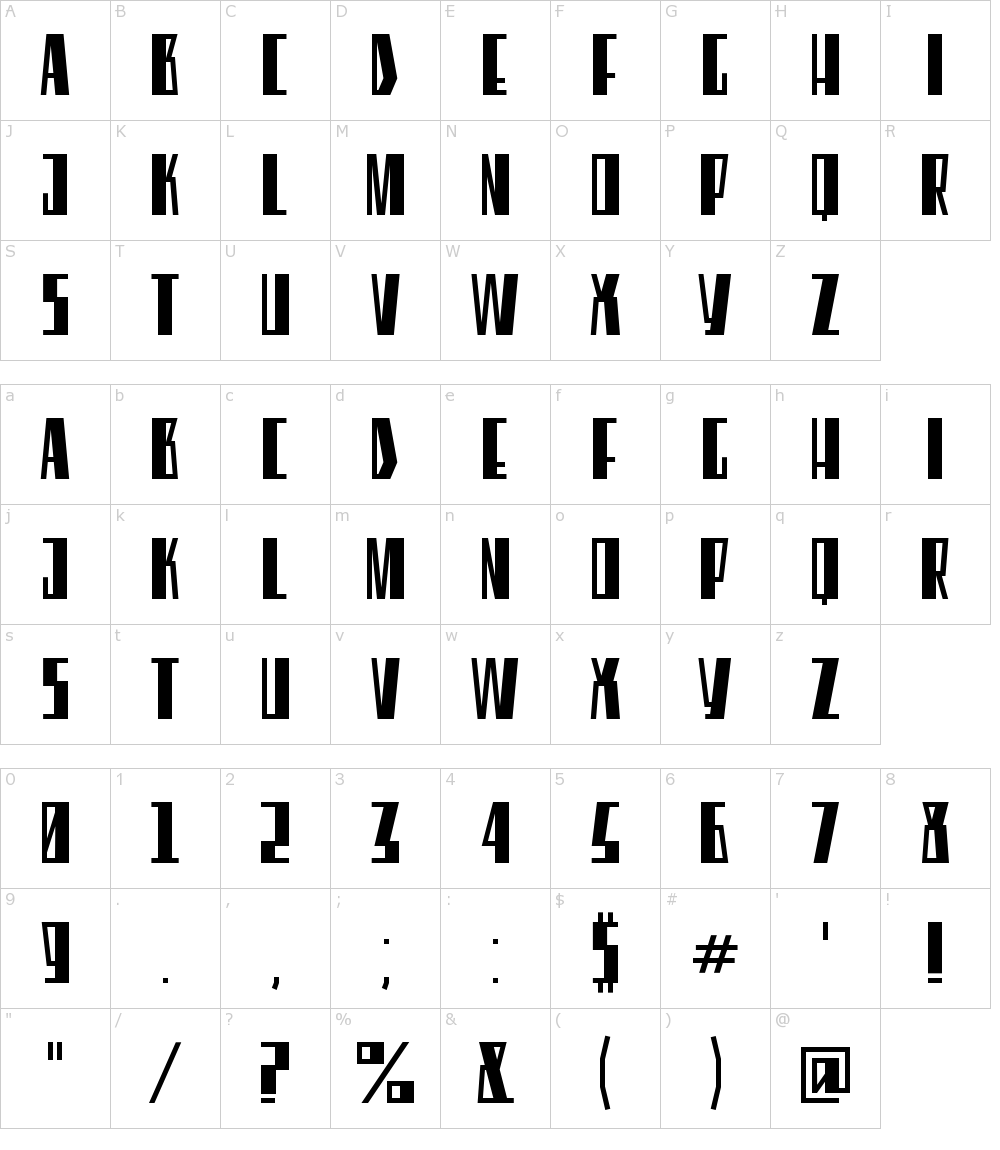Eleventh Square Font Download