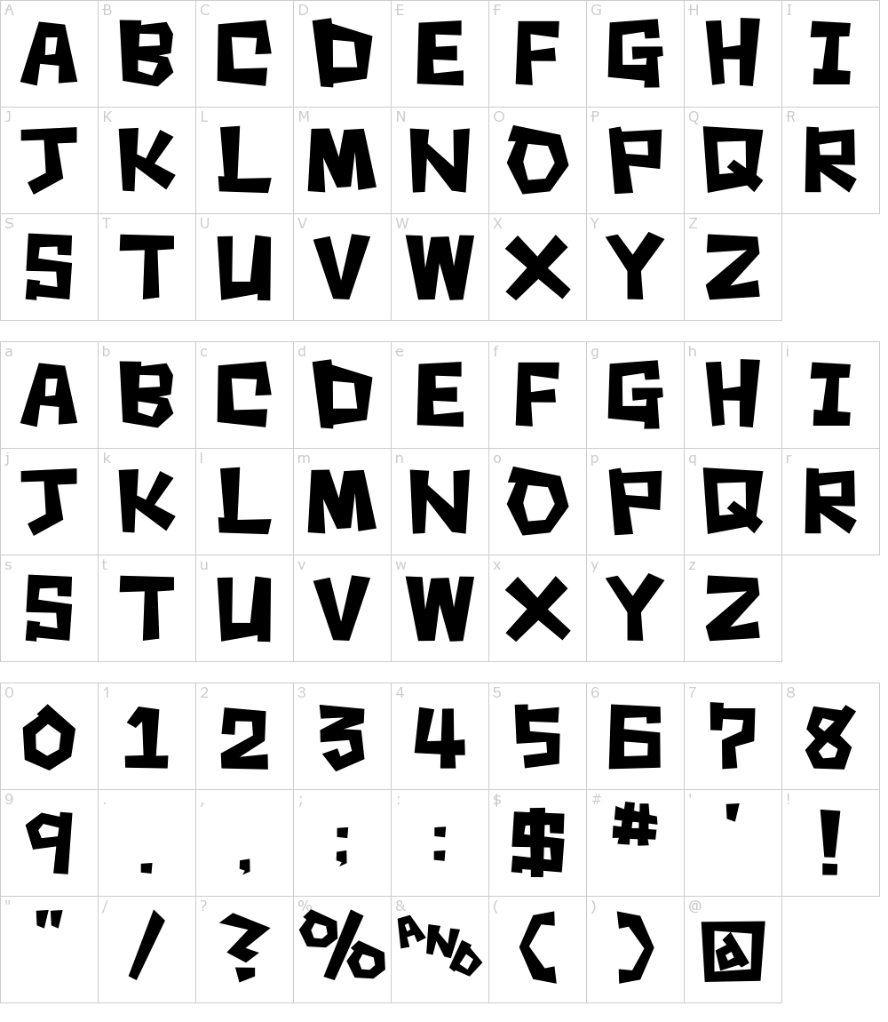 Square Rough Font Download