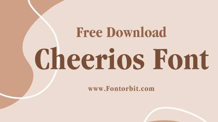 Cheerios Font: Start Designing With A Smile