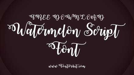 Upgrade Your Design Game With Watermelon Script Font