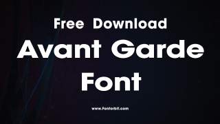 Avant Garde Font Features and Design Tips