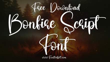 Bonfire Script Font: A Soulful Typeface For Meaningful Projects