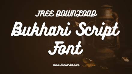 Discover Bukhari Script Font For Creative Projects
