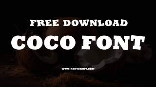 Explore The Elegant Coco Font For Creative Projects