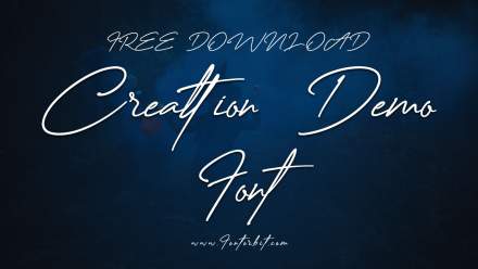 Creattion Demo Font: A Modern Typography Choice
