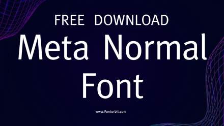 Discover Meta Normal Font: A Modern Typographic Marvel