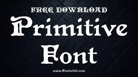 Primitive Font: Perfect For Minimalistic Designs