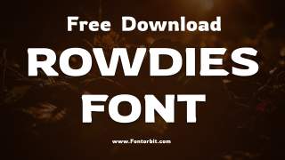 Rowdies Font: A Bold Choice For Your Typography Needs