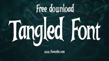 Explore The Unique Style Of Tangled Font
