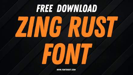 Why Zing Rust Font Is Perfect For Your Creative Projects