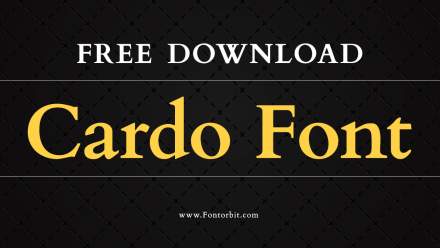 Cardo Font – Free Serif Typeface for Academic and Formal Use