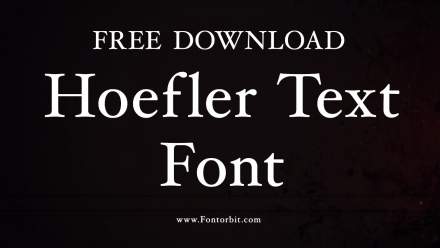 Discover The Timeless Appeal Of Hoefler Text Font